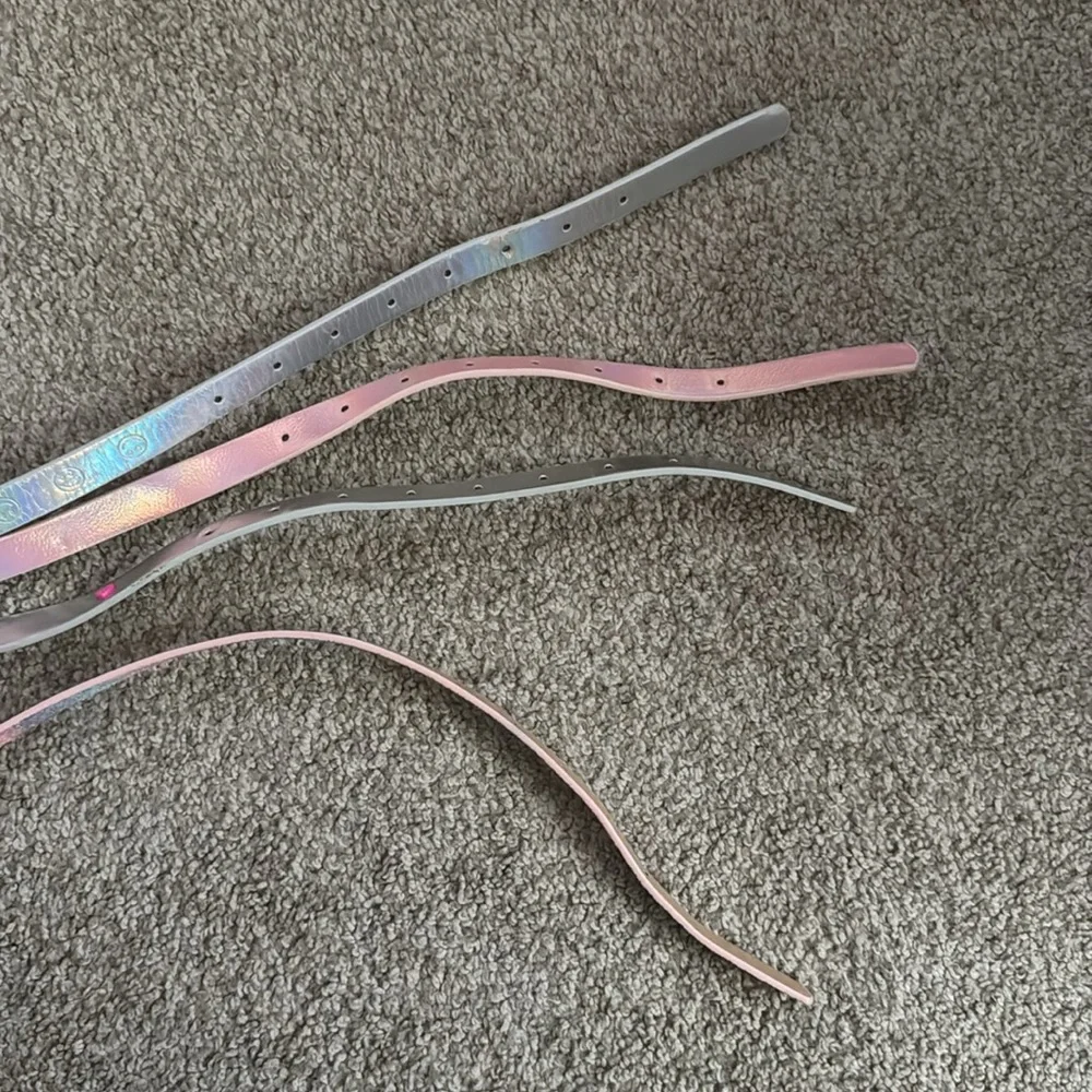 Children’s Place Metallic (4) Belt Bundle Size 8-16 NWOT